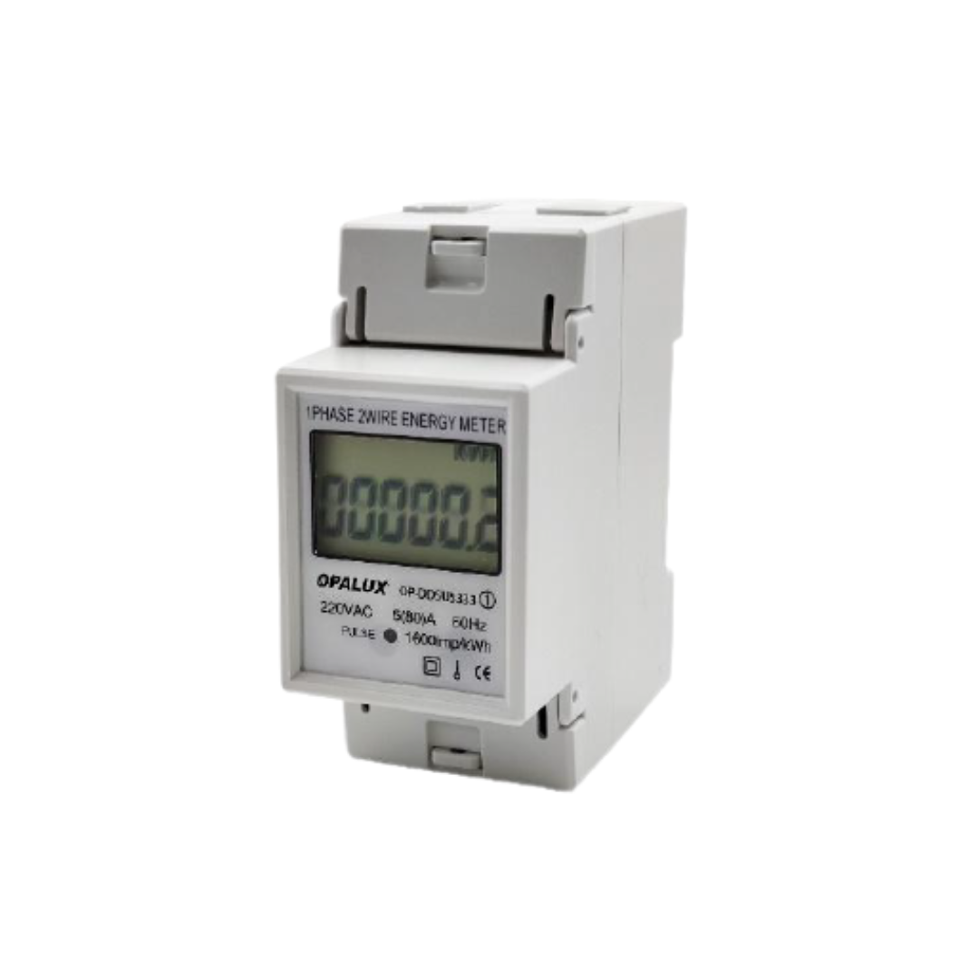 MEDIDOR DE ENERGIA MONOFÁSICO DIGITAL PARA RIEL