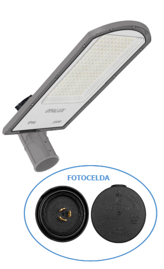 LUMINARIA P/PASTORAL CON FOTOCELDA 200W