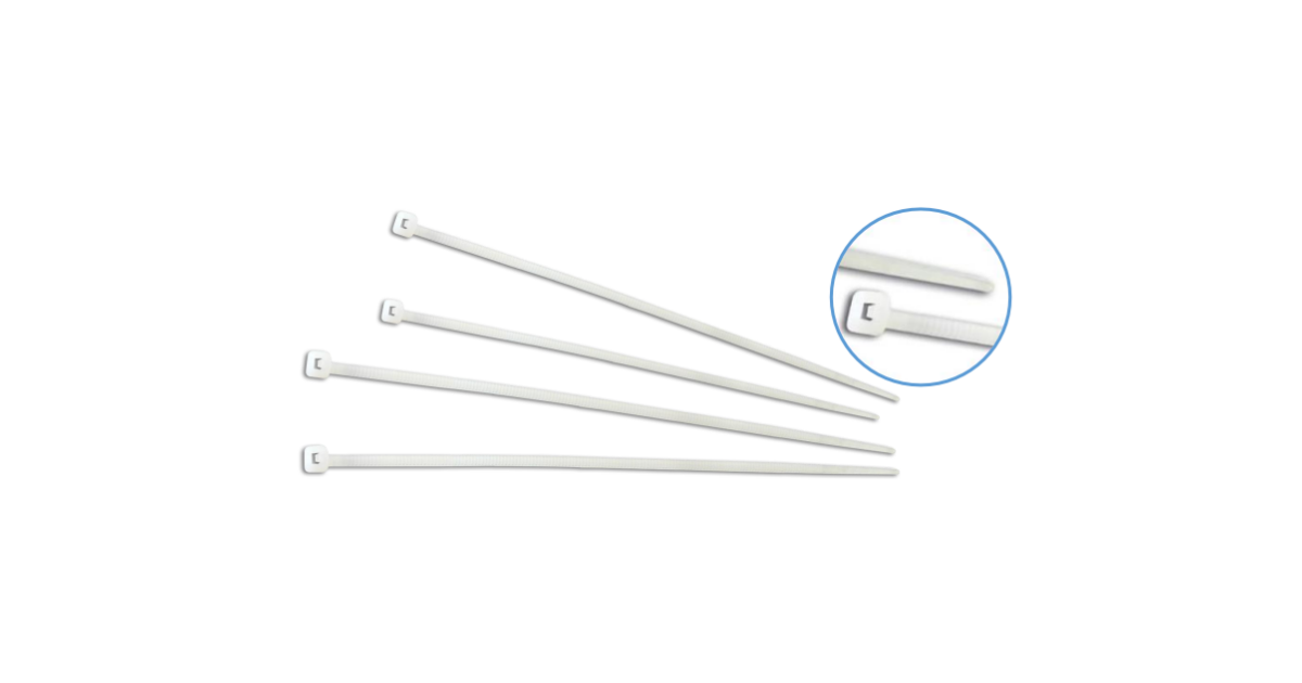 CINTILLOS NYLON 400 x 3.6 MM BLANCO